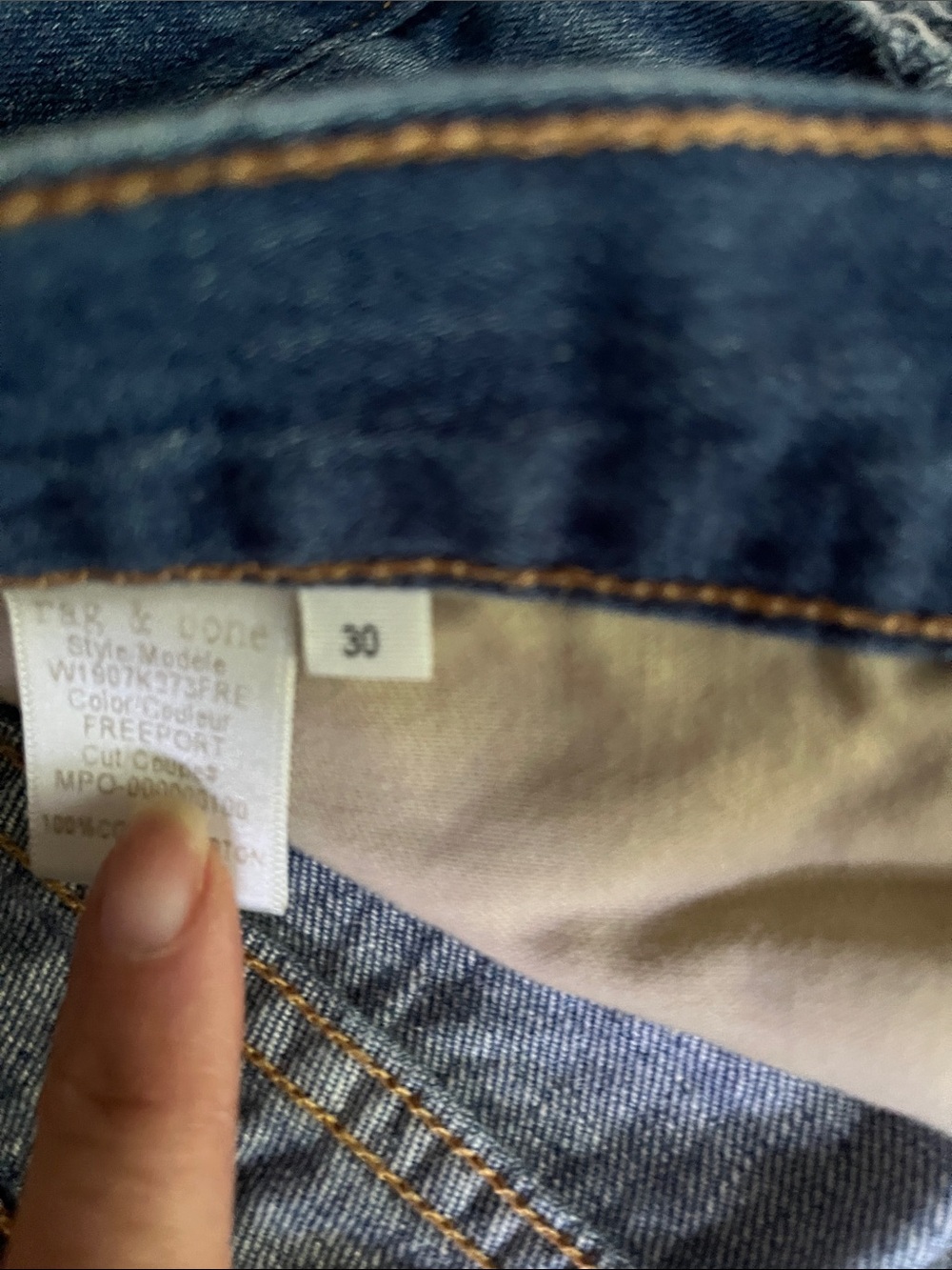 Rag and bone Blue Distressed Denim Women’s Shorts - Picture 3 of 5